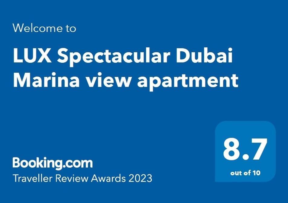 LUX Spectacular Dubai Marina view apartment Exterior foto